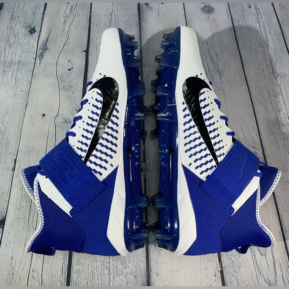 Nike Alpha Menace Pro 2 Mid Football Cleats size 12 BV3945-101 Team Royal - Picture 5 of 8